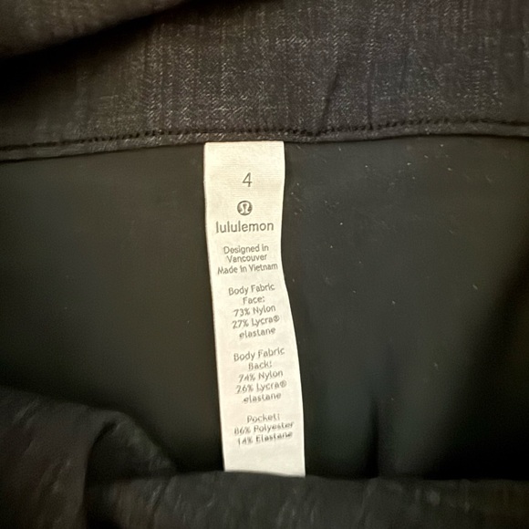 Lululemon Here to There High-Rise 7/8 Pant - Crosshatch Texture Multi Blue - Picture 4 of 10